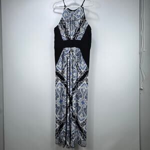 New York & Co. Maxi Dress Size L Bold Modern Bodycon